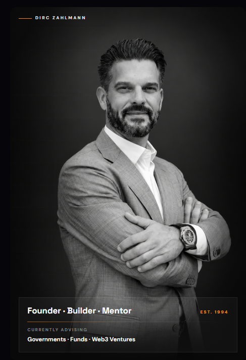 Dirc Zahlmann — Founder · Builder · Mentor